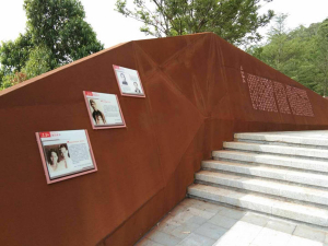 巨鹿耐候钢挡土墙